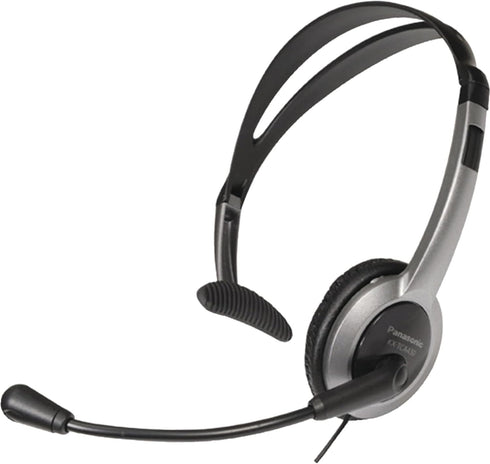 Panasonic Comfort Fit Headset for TCA Series Cordless Landline Phones, Foldable Headset with Flexible Noise-Cancelling Microphone and Volume Contr...