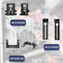 AMI PARTS W10546503 WPW10546503 Dishwasher Top Rack Adjuster kit Fits for Whirl-pool Ken-more Dishwasher Rack Adjuster Replacement Parts with W10195840 & W10195839 & W10250160 (8 Packs)