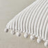 Fancy Homi 2-Pack Cream Corduroy Pom Pom Throw Pillow Covers, 18x18 Inch...