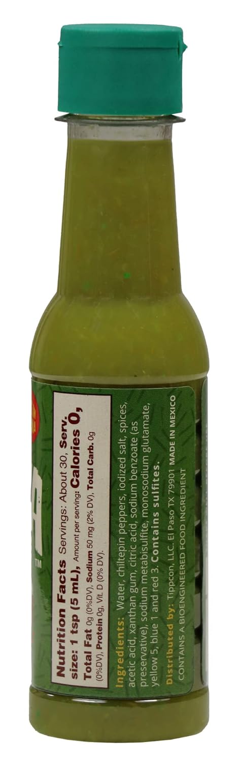 La Perrona Hot Sauce Variety | Chiltepin, Roasted, Green and Negra | 5 Ounce Bottles | Handmade | Salsa Picante 4 Pack...