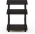 Furinno Turn-N-Tube Easy Assembly Multipurpose End Table / Side Table / Sofa Table / Nightstand, Classic Tubes, French Oak Grey/Black...