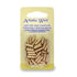 Artistic Wire Large Gauge Crimp Tubes, Brass Color, for 12 ga Wire, ID 2.2 mm / .086 in, 50 pc...