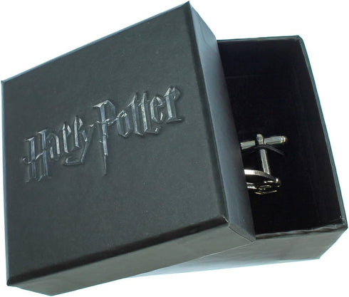 Harry Potter Golden Snitch Silver Plated Cufflinks...