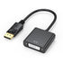 DisplayPort to DVI Adapter, DisplayPort to DVI-D Single Link Adapter Male to Female Compatible for Lenovo, Dell, HP with Computer, Desktop, Laptop...