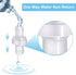 6 Pack One Way Check Valves, 1/2" (12mm) Hose Barb Non Return Ozone Resistance Plastic Valve Pump for Fuel Oil Water Air Gas...