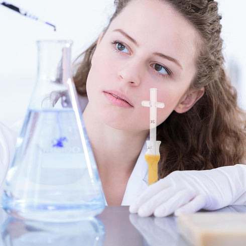 2 ML Glass Tissue , Cell with Pestle Glass Cell Tissue Homogenizer Glass Tube for Labs Science Class...