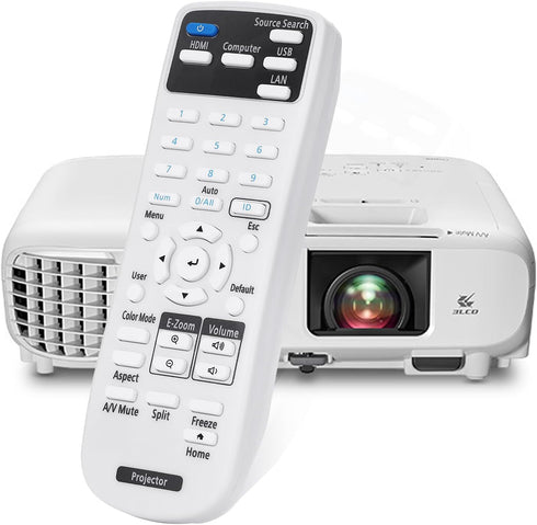 Projector Remote Control 2198635 for Epson 880 EX3280 VS260 EX5280 EX9230 PRO EX9240 EX7280 EX10000 BRIGHTLINK 725Wi 735Fi 1485Fi+ 1485Fi POWERLIT...