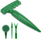 4pcs Bulb Planter Tool - Widger and Dibber for Planting - Garden Dibber Tool for Vegetable and Flowers Seeding Easy Transplanter...