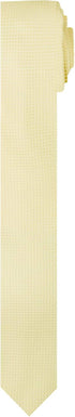 Jacob Alexander Men's Ultra Skinny Woven Subtle Mini Squares Neck Tie...