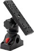 Extreme Max 3006.8661 Universal Fish Finder Head Unit Boat/Fishing Rod Holder Mount for Screens Up to 9" with Pivoting Bracket (Rectangle Mount)...