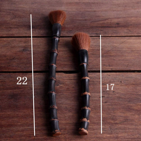 Bamboo Teapot Brush Chinese Kungfu Tea Brush Long Handle Cleaning Brush for Teapot Tea Ceremony Accessories...