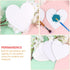 Healifty 6pcs Oil Painting Board Heart- Shaped Stretched Canvas Painting Canvas Panels Canvas Panels for Acrylic Painting Canvas Boards Artist Bla...