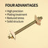Furniture Fastening Connectors?Countertop Connector,Table Top Fasteners,Furniture Bolts Nuts Joint Miter Draw Bolt Countertop Flip Connector for B...