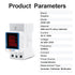 Digital Display Energy Meter - AC Rail-Mounted Meter Electricity Usage Monitor for Voltage, Current, and Energy Consumption Measurement - GT2P-UID...