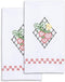 Jack Dempsey Needle Art Strawberries Hand Embroidery, White...