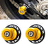 2pcs 8mm M8 X1.5 Motorcycle Swing arm Sliders Spools for Suzuki GSXR 600 750 1992-2024 GSX-R 1000 2001-2024 GSXS 600 750 1000 GSX-8R GSX-8S 2023(G...