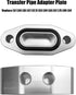 LS Oil Port Adapter 90 Degree 1/8" NPT LS Twin Turbo Oil Feed Line Adapter Oil Port Supply Adapter Plate...