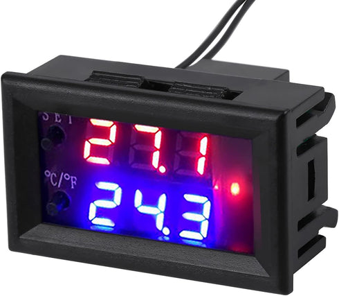 Temperature Controller, PID Temperature Controller Kit Digital Display Microcomputer Thermostat Temperature Controller Switch Temperature Sensor f...