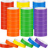 600 Counts Paper Wristbands Neon Wrist Bands Waterproof Hand Bands for Events Bulk Party Armbands Multicolor Pack Adhesive Bracelets Identificatio...