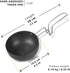 Scratch Resistant Coating - Mini Tadka Pan for Eggs, Spices, Melting Butter - and more Tadka Pan,Large Tadka Pan for saag, dal, kadhi, dhokla (4.5...