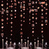 Rose Gold Number 21 Circle Dot Twinkle Star Garland Kit Metallic Hanging Streamer Bunting Banner Backdrop Decoration for Girls 21st Birthday Final...