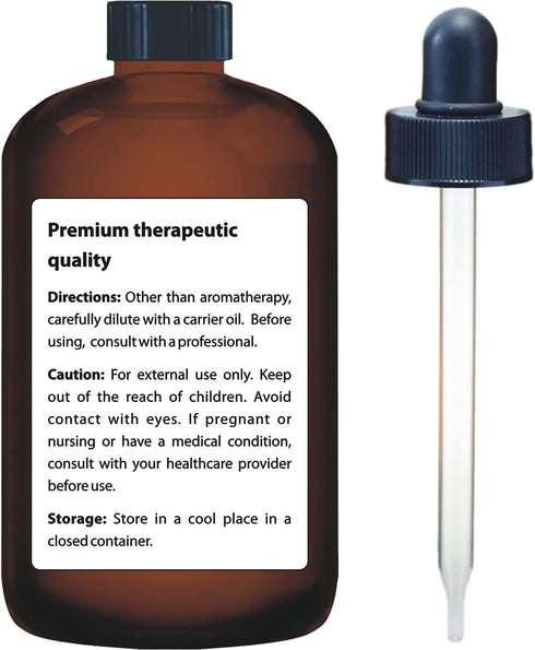 Peppermint Essential Oil - Huge 4 FL OZ - 100% Pure & Natural – Premium Natural Oil with Glass Dropper (Peppermint Oil)...