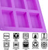 2 Pack Silicone Soap Molds, 6 Cavities Rectangle Silicone Soap Molds, Great for Homemade Craft Soap Mold, Chocolate Mold, Cake Mold ? Ice Cube Tra...