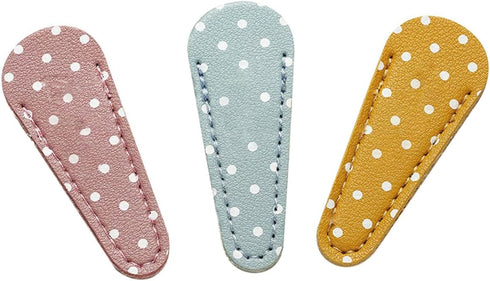 3pcs Scissors Case Embroidery Tools Embroidery Scissors Leather Cosmetic Tool Professional Shear Cases Scissors Protector for Home Pu Cover for Sc...