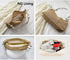 Women Small Faux Straw Bag Summer Beach Bag Woven Underarm Bag Hobo Bag Shoulder Bag Crossbody Purse Handbag 2 Pcs Set...