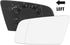 X AUTOHAUX Car Rearview Mirror Glass Replacement with Backing Plate Heated Left Side Driver Side for BMW 550i 525i 528i 645Ci...