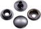 HolsterSmith Metal Snap Sets - (Line 24) - (Gunmetal) - (10 Sets) - for Leather, Holsters, Sheaths, Pouches, and Clothing...