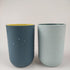 Unbreakable Reusable Drinking Cups Set of 2 Colors, Plastic Toothbrush Cup Tumblers 300 ml/10.5 oz, Dishwasher Safe (Light blue & Navy blue)...