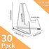 Card Display Stand, 30 Pack Clear Card Stands, Arcylic Card Display, Mini Card Stands for Sports Cards, Sports Card Holder, Graded Card Display (2...