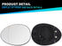 Door Rearview Mirror Lens Heated Rearview Mirror Glass Reflector Convex Glass For BMW Mini Cooper R55 R56 R57 2007-2015 51162755626 51169803192 (R...