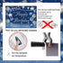 Navy Blue Happy Birthday Backdrop Silver Glitter Balloons Star Flag Sequins Background Adult Men Women Birthday Party Decoration Cake Table Photo ...