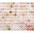 3mm Faceted Natural Pink Opal Round Loose Beads for Jewelry Making DIY Bracelet Necklace...