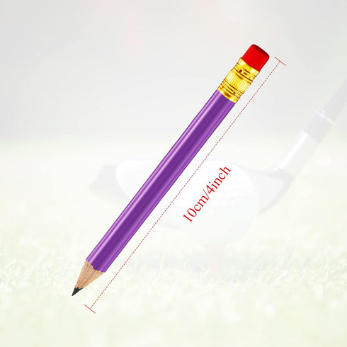 Outus 72 Pcs Golf Pencils Half Pencils with Eraser Baby Shower Pencils Mini Pencils for kids for Baby Shower Bridal Shower Wedding Golf School Off...