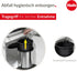 Hailo Compact-Box M Trash Can, 4 Gallon, Lid-Lift, Small Kitchen Bin, Stainless Steel...
