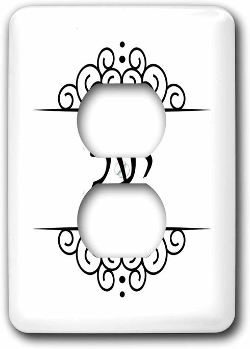 3dRose lsp_165117_6 Yael Name in Hebrew Writing Personalized Outlet Cover, Multicolor...