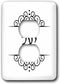 3dRose lsp_165117_6 Yael Name in Hebrew Writing Personalized Outlet Cover, Multicolor...