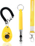 Pet Training Clicker, Whistle -Training Behaviour Aids Accessories for Puppies with Lanyard - Barking Control Device - Long Range Adjustable Frequ...
