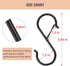 10 Pack Heavy Duty S Hooks Stainless Steel S Shaped Hooks Hanging Hangers for Kitchenware Spoons Pans Pots Utensils Clothes Bags Towers Tools Plan...
