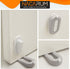 Door Stoppers - Pack of 3 | Rubber Security Wedge for Bottom of Door on Carpet, Concrete, Tile, Linoleum & Wood - Heavy Duty Door Stop - Aesthetic...