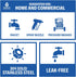 ESSENTIAL WASHER Garden Hose Quick Connect Hose Fittings - 3/4 Inch Stainless Steel Water Hose Quick Connect Set - Garden Hose Connector Set, Pres...
