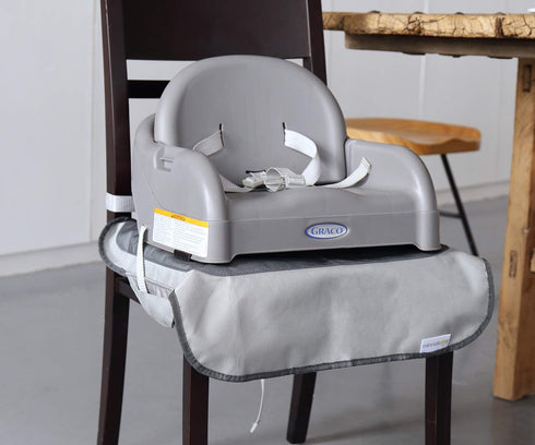 Minnebaby Extra Large Booster Chair Protector Cover, Dining Chair Seat Cover for Booster Seat, Grey...