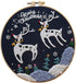 Gogobear 7.9" Desktop Wall 3D Art Embroidery Painting Adult Beginner Handmade Embroidery DIY Christmas Elk Material Kit Complete Set Includes All ...