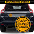 TOTOMO Baby on Board Magnet - (Set of 2) Safety Caution Decal Sign Magnets for Cars Bumpers - Baby Angel ALI-030...