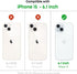 Christmas Clear Phone Case for iPhone 15, Gingerbread Man Pattern Case Cover Soft TPU Protective Slim Shockproof Cover Boys Girls Phone Case for i...