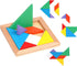 3 otters Wooden Tangrams Puzzles, 4 Pack Educational Tangrams Shapes Puzzle Toys for Kids and Adults, STEM Montessori Wood Toy, Brain Logic Blocks...