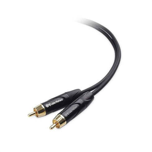 Cable Matters Dual RCA to XLR Stereo Audio Splitter Cable 10 ft / 3m (XLR to Dual RCA Splitter Adapter) in Black...
